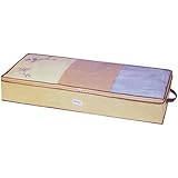 Ziz Home TM Under The Bed Organizer, Anti-mold, Breathable Material, Household Home Organizers Tidy Up Your Closets, Shelves, Blankets, Linen Cloth Create Extra Storage Space Underbed, Eco-friendly, Transparent Top