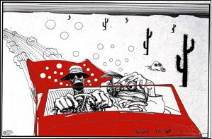 Fear And Loathing In Las Vegas Art Styles Poster Print by Ralph Steadman, 36x24
