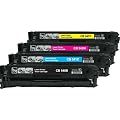 4 Colortoner kompatibel zu CB540-CB543 f�r HP Color Laserjet