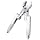 Swiss+Tech ST50022 Micro-Tech 6-in-1 Key Ring Multi-Function Tool