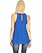 Lyss Loo Women's at First Crush Sleeveless Chiffon Blouse Sheer Top Shirts