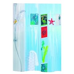 Spirella 10.39048 Duschvorhang "Postcard Clear", vinyl B x H: 180 cm x 200 cm