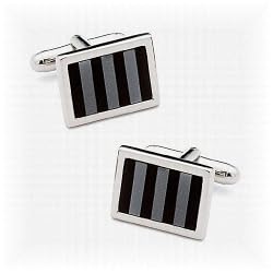 Striped Mosaic Cufflinks
