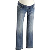 Old Navy Womens Light Wash Maternity Low-Rise Boot-Cut Jeans