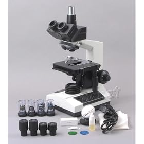 Biological Trinocular Microscope 40x~1600x + USB Camera for Computer by EM scopes