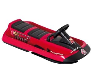 Hamax Rodelschlitten Snow Fire Doppelsitzer, Rot/Schwarz, 505520