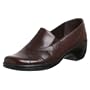 Clarks Women's Blackberry Slip-On,Dark Brown,9.5 M