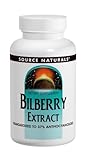 Source Naturals Bilberry Extract, 30 Tabs 100 MG