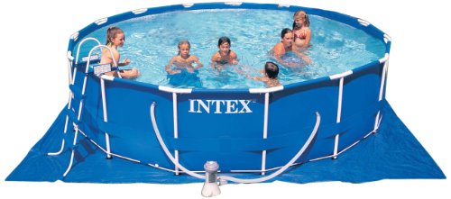 Intex 56949GS - Metall-Frame-Pool-Set circa 457 x 107 cm mit Pumpe