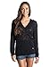 Roxy Juniors' Warm Heart V-Neck Hooded Sweater