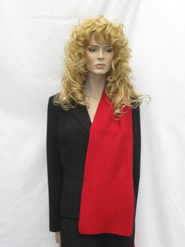 PURE CASHMERE KNITTED SCARF (LIPSTICK RED) PURE CASHMERE KNITTED SCARF (LIPSTICK RED)