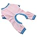Binmer(TM)New Dog Pajamas Pet Clothes Clothing Puppy Coat Cat Jumpsuit Pet Supplies Products Sleepwear (Pink, XL)