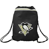 Pittsburgh Penguins Black Team Logo Drawstring Backpack