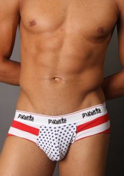 Pikante Patriotic Brief - Red Pikante Patriotic Brief - Red