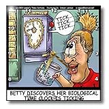 Biological Time Clock Ticking - 10x10 Wall Clock