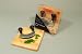 Kitchen & Housewares : Hevea wood mezzaluna herb chopper board set