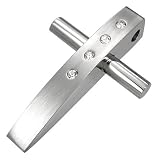 Urban Male Men's Stainless Steel CZ Set Cross & Chain