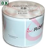 Ridata 8X DVD-R Matte-Silver 100 Pack in Shrinkwrap