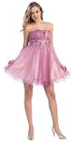Strapless Cocktail Party Junior Prom Dress #2698