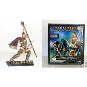 2007 Comic Con Exclusive Titan Quest Immortal Throne Limited Edition Warrior Mage Figurine