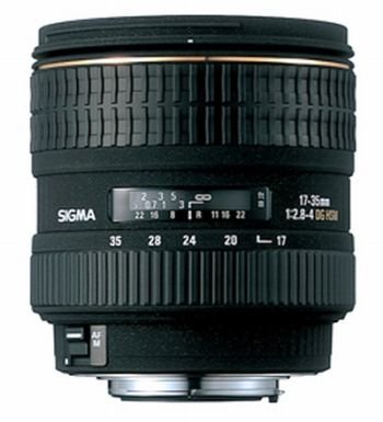 Sigma 17-35mm f/2.8-4 EX DG IF HSM Aspherical Super Wide Angle Zoom Lens for Canon SLR Cameras