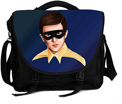 15 Inch Messenger Laptop Bag Cross Body Bag Batman &amp; Robin Print.