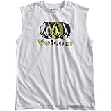 VOLCOM TRI FOLD SLEEVELESS TEE WHITE L