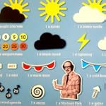 Michael Fish Retro Weather Fridge Mag...