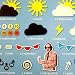 Retro Weather Forecast Fridge Magnets with Michael Fish