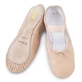 pink leather ballet shoes size 1b