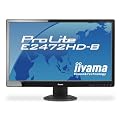 iiyama 24インチワイド液晶ディスプレイ フルHD対応 LEDバックライト搭載 HDMIケーブル同梱モデル マーベルブラック PLE2472HD-B1