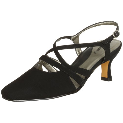 Ros Hommerson Women's Paloma Dress Sling,Black Microtouch,9 W US