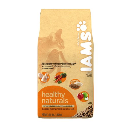 IAMS Healthy Naturals Chicken Dry Cat Food, 3.5-Pound 