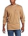 Key Industries Men's Long Sleeve Heavyweight Pocket T-Shirt, Khaki, Medium