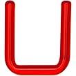 Septum Retainer 14 Gauge Red Borosilicate Glass
