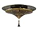 Corbett-Lighting 118-32 Nirvana - Two Light Flush Mount, Bombay Brass Finish