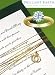 Wedding Invitations Kit: Forest Green with Cord & Wedding Rings Charm