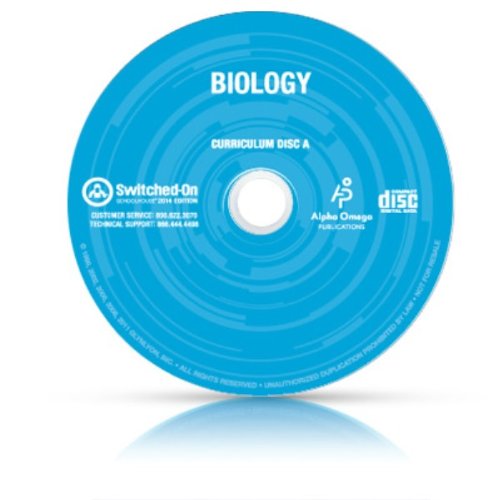 2014 Switched on Schoolhouse, 10th Grade, Grade 10, Science Curriculum by AOP (Alpha Omega HomeSchooling), SOS CD-ROM