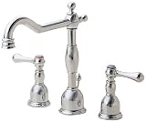 Danze D304057PNV Opulence Two Handle Widespread Lavatory Faucet, Polished Nickel