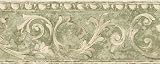 Green Scroll Wallpaper Border