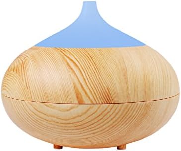 ProtoAir 300ml Essential Oil Diffuser - Ultrasonic Super Quiet Aroma Humidifier for Home, Office, and Spa. Fast Scent Spreading Aromatherapy with Cool Mist. Wood Grain Design with LED Lights.