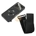 BLACK SKIN CASE + FREE ARMBAND for IPOD NANO 1ST 2ND GEN