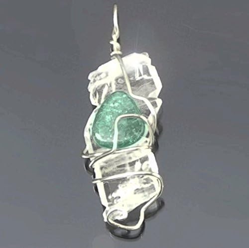 Azeztulite and African Tourmaline Pendant