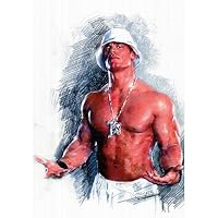 John Cena WORD LIFE WWF WWE WCW Wrestling POSTER Print