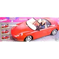 Barbie Porsche Boxster Sports Car - Motorized Convertible Top Opens/Closes (1998)