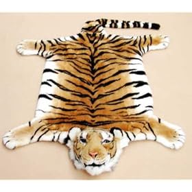 Salve 027TCP110 - Naturgetreues Tigerfell braun - Gr��e ca. 110 cm