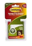 Command Small Picture Hanging Strips, White, 8-Strip