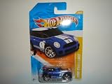 2011 Hot Wheels Mini Cooper Challenge Blue #30/244
