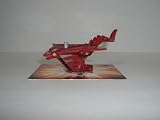 Bakugan B2 [Maxus Dragonoid Build-A-Figure] LOOSE Single Figure Special Attack TRAP Pyrus Nova 12 [Red] Spitarm