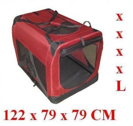 XXXXL Hunde Transportbox für Reise 122 x 79 x 79 cm